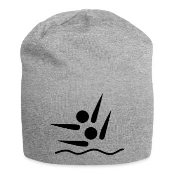 Synchronschwimmen - Jersey-Beanie - Grau meliert - Vorne