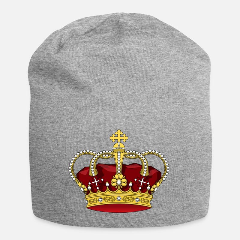 Crowned - Jersey Beanie - heather grey
