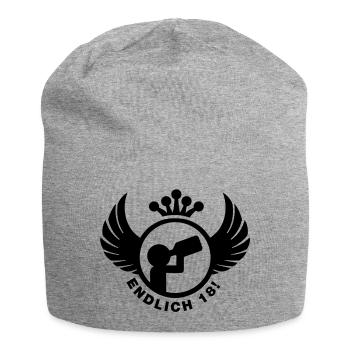 endlich 18 - Jersey Beanie - heather grey - Front