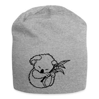 Koala Shirt - Jersey-Beanie - Grau meliert - Vorne