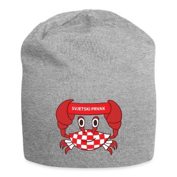 Kroatien Weltmeister - Jersey-Beanie - Grau meliert - Vorne