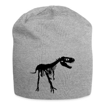 dino - Jersey Beanie - heather grey - Front