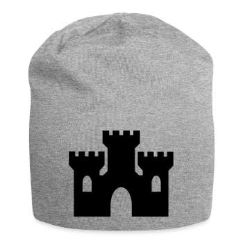 castle - Jersey Beanie - heather grey - Front