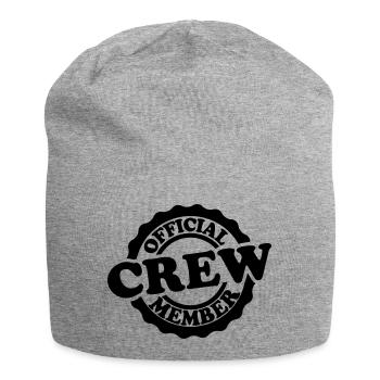 Cooler Official Crew Member Stamp (Cachet du membre de texte officiel de l’équipage Cooler) - Bonnet en jersey - gris chiné - Devant