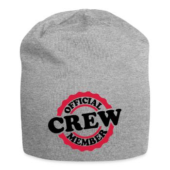 Cool Official Crew Member Stamp - Jersey Beanie - heather grey - Front