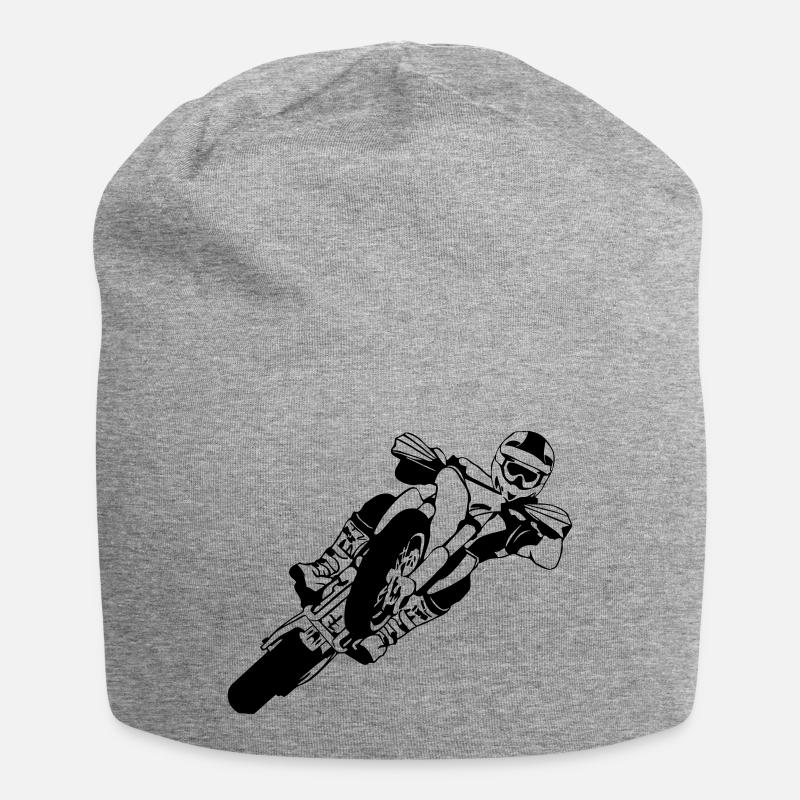 Supermoto Racing - Supermotard - Bonnet en jersey - gris chiné