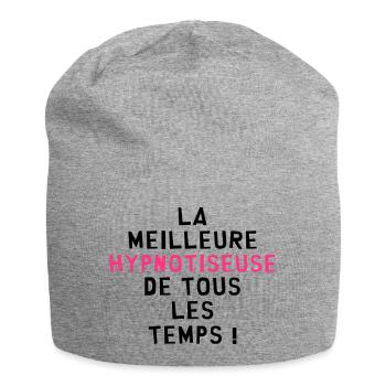 Hypnose / Hypnotiseur / Hypnotiseuse / Médecine - Bonnet en jersey - gris chiné - Devant