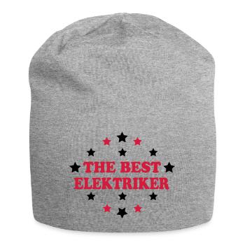 The best elektriker - Bonnet en jersey - gris chiné - Devant