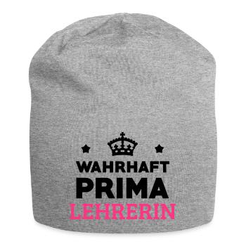 Lehrer / Professor / Schule / Lehrerin / Kind - Jersey-Beanie - Grau meliert - Vorne