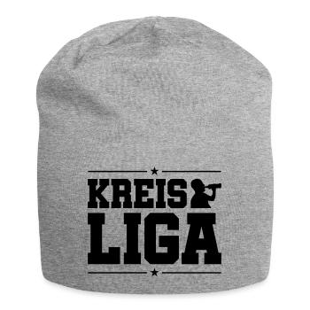 kreis liga bier - Jersey-Beanie - Grau meliert - Vorne