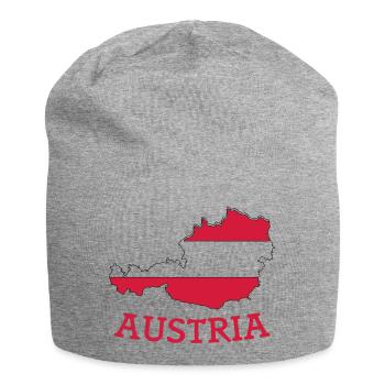 Autriche - Bonnet en jersey - gris chiné - Devant
