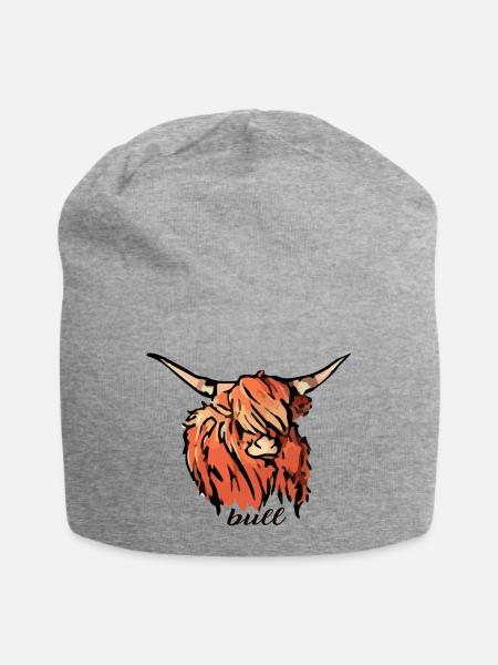 bull - Jersey-Beanie - Grau meliert