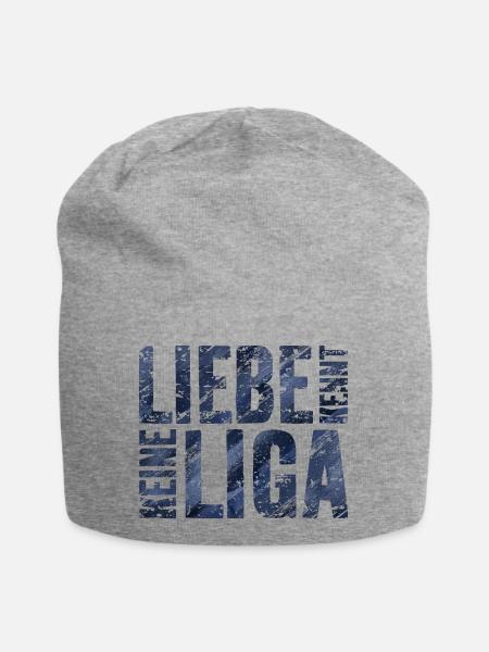 LIEBE KENNT KEINE LIGA - Jersey-Beanie - Grau meliert