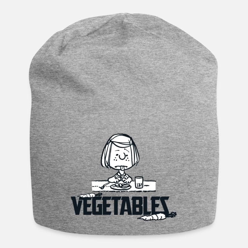 Peanuts Peppermint Patty Gemüse - Jersey-Beanie - Grau meliert