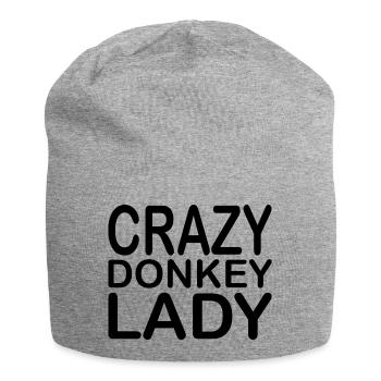 Esel d’âne - Bonnet en jersey - gris chiné - Devant