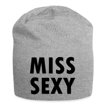 MISS SEXY - Jersey-Beanie - Grau meliert - Vorne