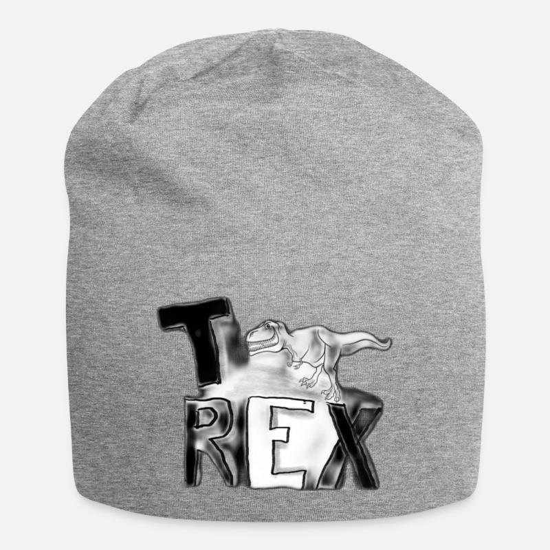T-REX Logo - Bonnet en jersey - gris chiné