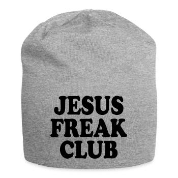 Jesus freak club - Jersey-Beanie - Grau meliert - Vorne