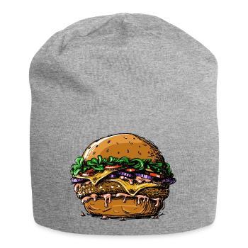 Burger - Jersey-Beanie - Grau meliert - Vorne