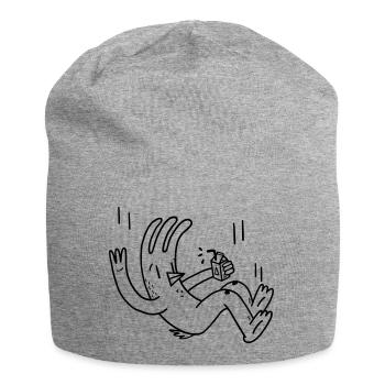 Chicken Fall - Jersey Beanie - heather grey - Front