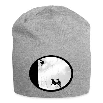 Bauarbeiter - Jersey-Beanie - Grau meliert - Vorne