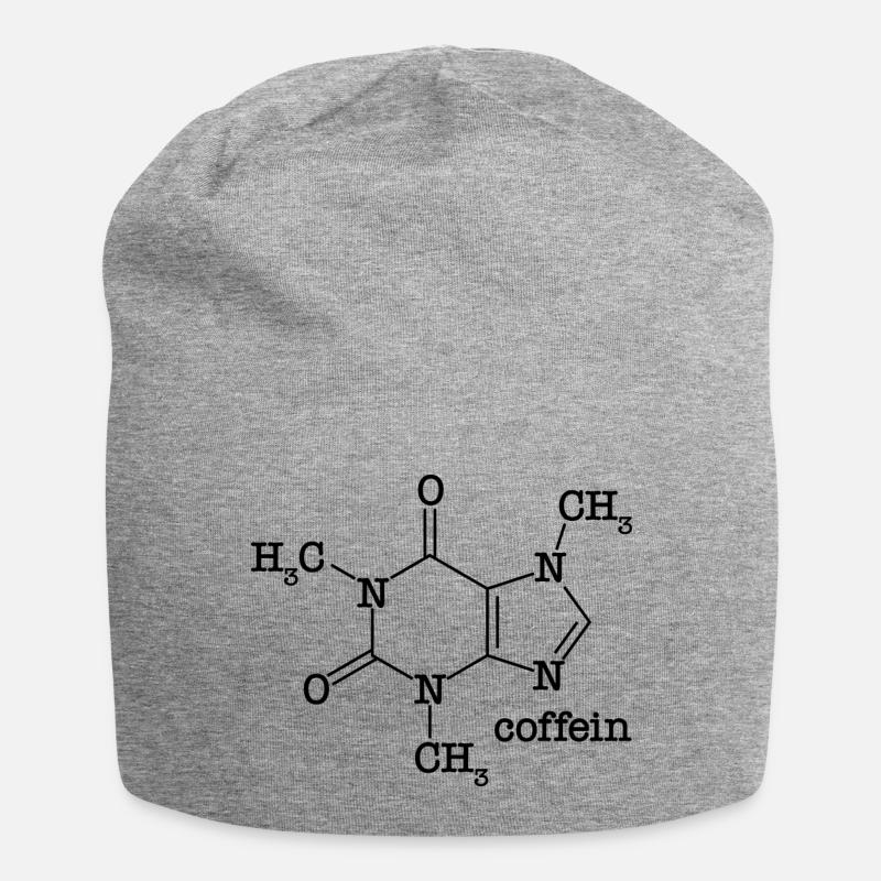 caféine - Bonnet en jersey - gris chiné
