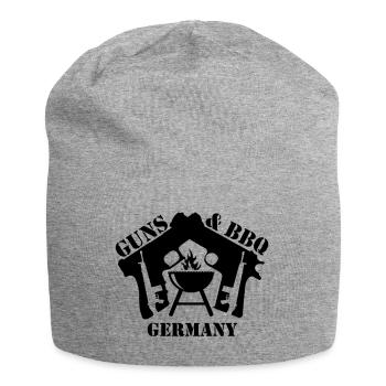Guns & BBQ Germany 2 - Jersey-Beanie - Grau meliert - Vorne