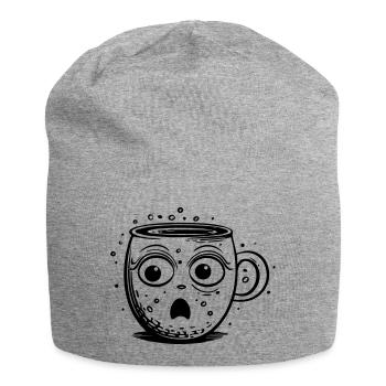 Coupe de choc - Bonnet en jersey - gris chiné - Devant