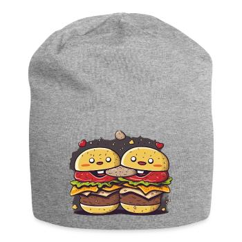 Burger Kekse Trio - Jersey-Beanie - Grau meliert - Vorne