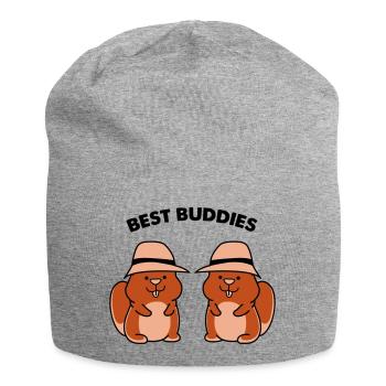Hamster Best Buddies - Bonnet en jersey - gris chiné - Devant