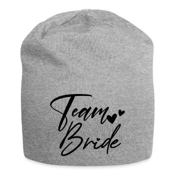 TEAM BRIDE Junggesellenabschied - Jersey-Beanie - Grau meliert - Vorne