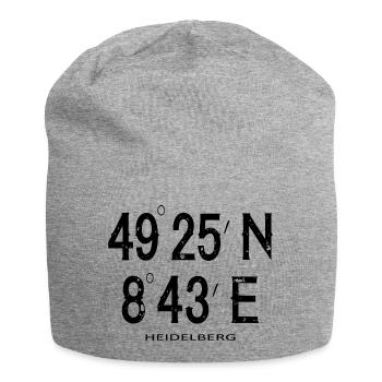 Mannheim Monnem Mannheimat - Jersey Beanie - heather grey - Front