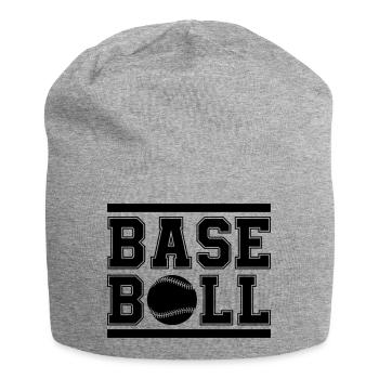 baseball - Jersey-Beanie - Grau meliert - Vorne