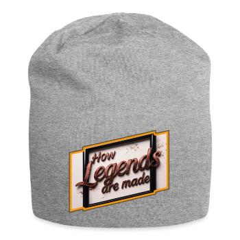 Wie Legenden geboren werden - Jersey-Beanie - Grau meliert - Vorne
