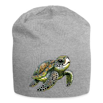 Tortue - Bonnet en jersey - gris chiné - Devant