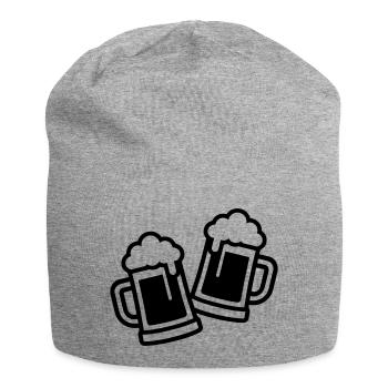 Beer Mug Beer Beer Glass - Jersey Beanie - heather grey - Front