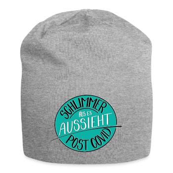 Pire qu’il n’y paraît, l’après-Covid - Bonnet en jersey - gris chiné - Devant