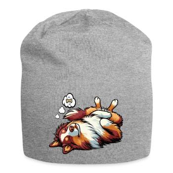 Australian Shepherd Aussie Aussiebesitzer Aussies - Jersey-Beanie - Grau meliert - Vorne