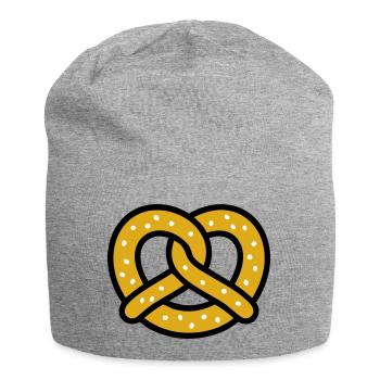 Festival folk du jardin de bière Pretzel Bavaria Pretzel Baker - Bonnet en jersey - gris chiné - Devant