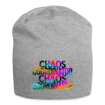 Coordinateur du Chaos : Diction Couleur Arc-en-ciel - Bonnet en jersey - gris chiné - Devant