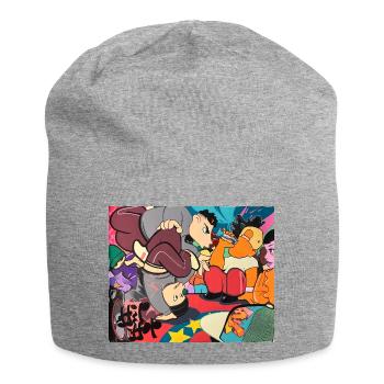 Moderner Zirkus - Jersey-Beanie - Grau meliert - Vorne