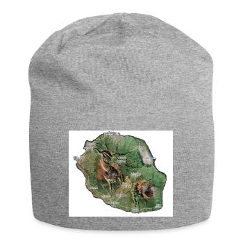 réunion - Bonnet en jersey - gris chiné - Devant