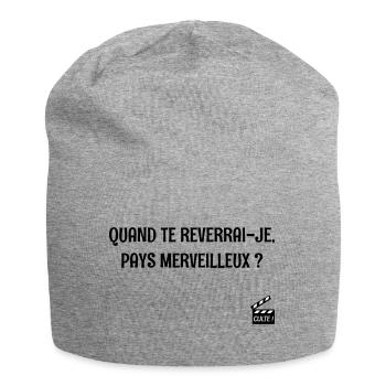 Quand te reverrai-je ? Les bronzés font du ski ! - Bonnet en jersey - gris chiné - Devant