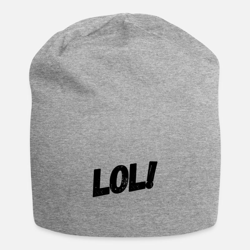 lol - Bonnet en jersey - gris chiné