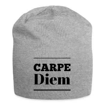 Carpe Diem - Bonnet en jersey - gris chiné - Devant