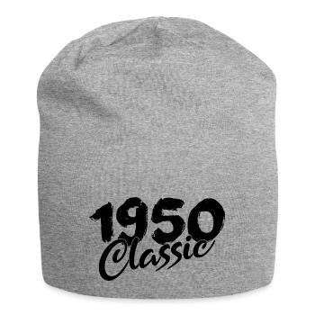 1950 Anniversaire 1950 né en 1950 Vintage - Bonnet en jersey - gris chiné - Devant