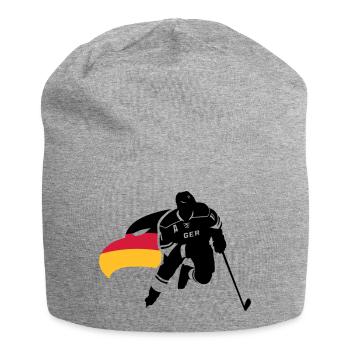 DEUTSCHLAND EISHOCKEY GER STÜRMER MIT ADLERKOPF - Jersey-Beanie - Grau meliert - Vorne
