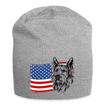 BERGER PICARD Amerika Fahne Sonnenbrille Wilsigns - Jersey-Beanie - Grau meliert - Vorne