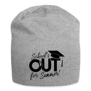 Schulabschluss Schulende School`s Out For Summer - Jersey Beanie - heather grey - Front