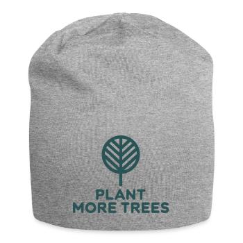 Pflanzt mehr Bäume Naturschutz Aktivist - Jersey-Beanie - Grau meliert - Vorne